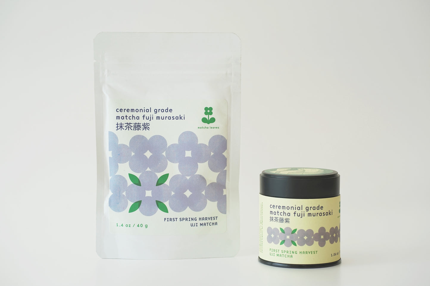 *Special Bundle* Fuji Murasaki Ceremonial Grade Organic Uji Matcha Tin-Can (30g) & Pouch (40g)