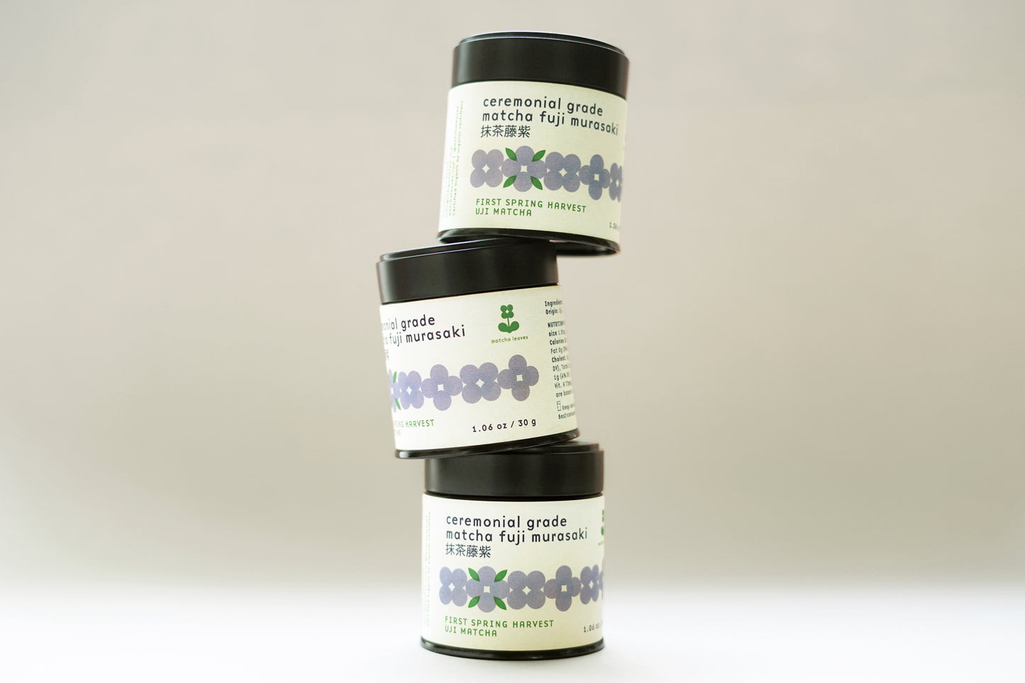 Fuji Murasaki Ceremonial Grade Organic Uji matcha tin-can (30g)