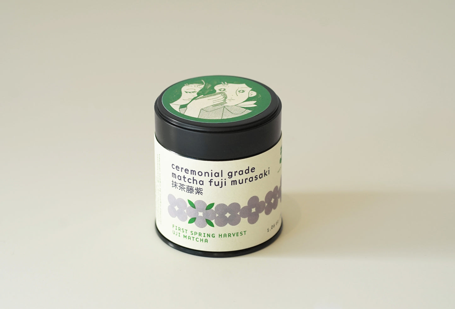 Fuji Murasaki Ceremonial Grade Organic Uji matcha tin-can (30g)