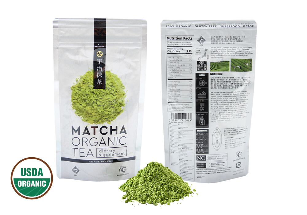 Prince Organic Everyday Matcha Blend (100g)